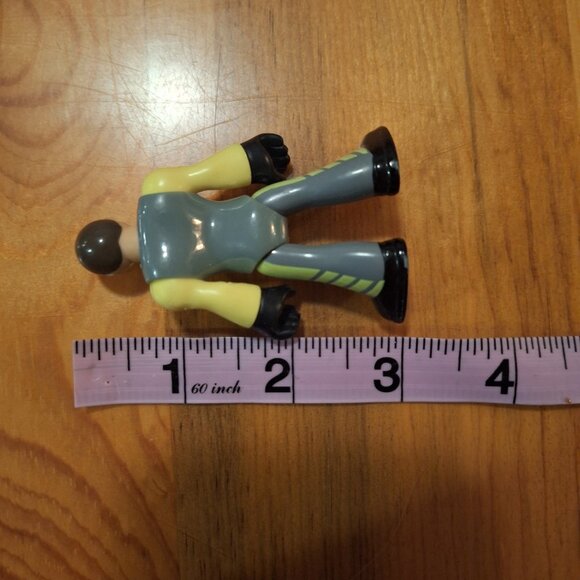 Imaginext Dino Riders 4 Figures 3" Lot Jurassic Dinosaur Blue Yellow Red - Picture 6 of 11